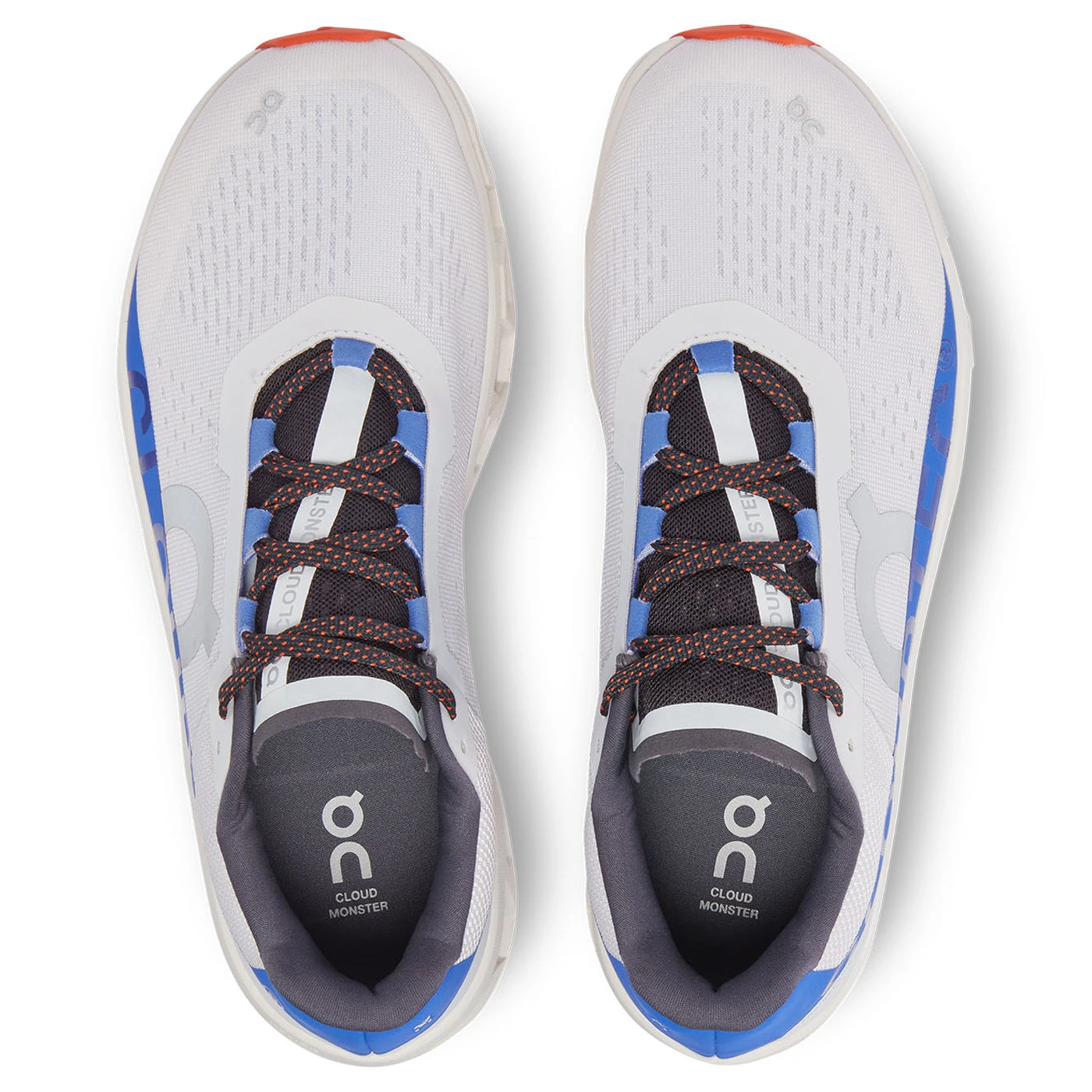 On Running Scarpe On Cloudmonster - Bianco Blu 4 On Running Scarpe On Cloudmonster - Bianco Blu - immagine 2