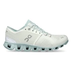 On Running Scarpe On Cloud X Bianco Sporco Turchese Donna
