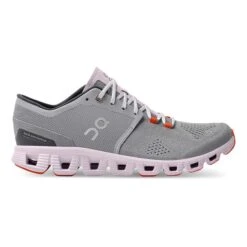 On Running Scarpe On Cloud X Grigio Arancione Donna