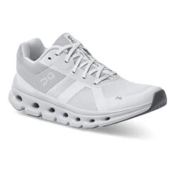 On Running Scarpe On Cloudrunner Bianco Grigio Donna -On Running on 000046.99015 006