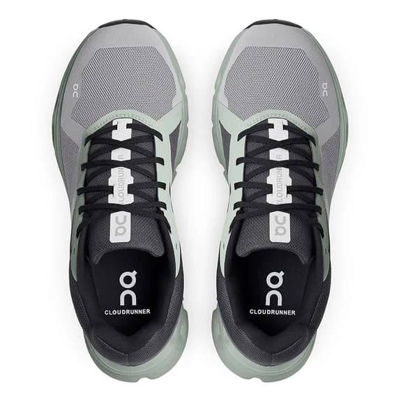 On Running Scarpe On Cloudrunner Grigio Verde Pallido 5 On Running Scarpe On Cloudrunner Grigio Verde Pallido - immagine 3