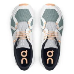 On Running Scarpe On Cloud 5 Push Bianco Verde Arancione Donna -On Running on 000069.98856 003