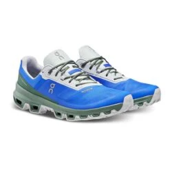 Scarpe On Running Cloudventure Waterproof Blu Verde Scuro -On Running on 32.98266 006