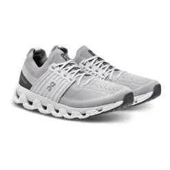 On Running Scarpe On Cloudswift 3 Grigio Bianco -On Running on 3md10560094 006