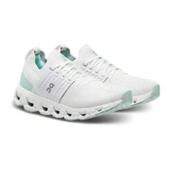 On Running Scarpe On Cloudswift 3 Bianco Turchese Donna -On Running on 3wd10451195 006
