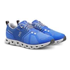 Scarpe On Running Cloud 5 Waterproof Celeste Bianco -On Running on 59.98345 006