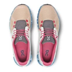 Scarpe On Running Cloud 5 Bianco Rosa Blu Donna -On Running on 59.98363 003