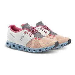 Scarpe On Running Cloud 5 Bianco Rosa Blu Donna -On Running on 59.98363 006