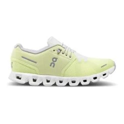 Scarpe On Running Cloud 5 Giallo Pallido Bianco Donna