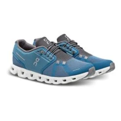 Scarpe On Running Cloud 5 Blu Bianco Grigio Scuro -On Running on 59.98374 006