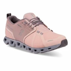 On Running Scarpe On Cloud 5 Waterproof Rosa Chiaro Grigio Donna -On Running on 59.98527 003