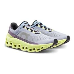 Scarpe On Running Cloudmonster Blu Lilla Giallo Donna -On Running on 61.98242 006