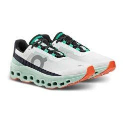 Scarpe On Running Cloudmonster Verde Chiaro Bianco Arancio -On Running on 61.98243 006