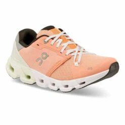 Scarpe On Running Cloudflyer 4 Arancio Salmone Nero Bianco Donna -On Running on 71.98669 006