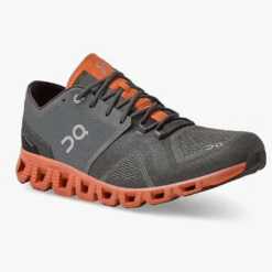 On Running Scarpe On Cloud X - Grigio Arancio -On Running on cloud x rust 21 s5 hr
