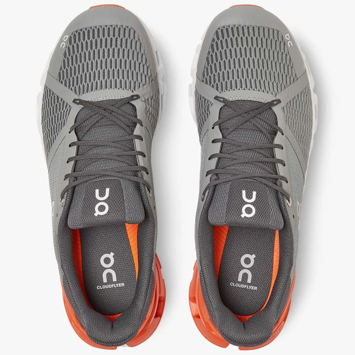 On Running Scarpe On Cloudflyer - Grigio Arancio 4 On Running Scarpe On Cloudflyer - Grigio Arancio - immagine 2