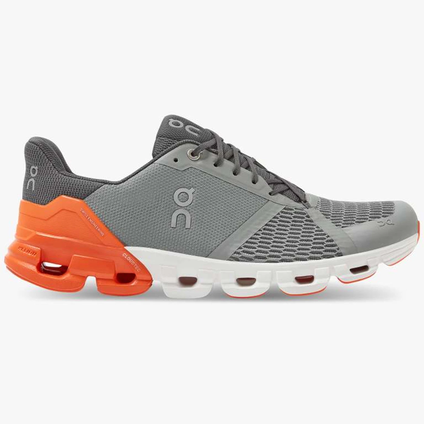 On Running Scarpe On Cloudflyer - Grigio Arancio 3 On Running Scarpe On Cloudflyer - Grigio Arancio